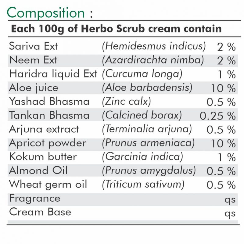scrub cream 50 g - ingredient